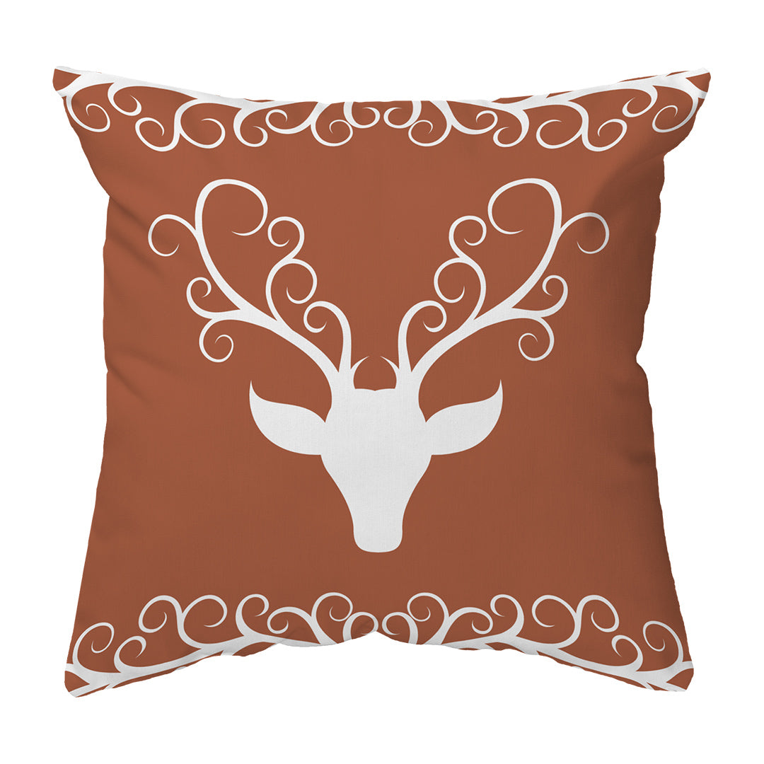 Zippered Pillow Stag