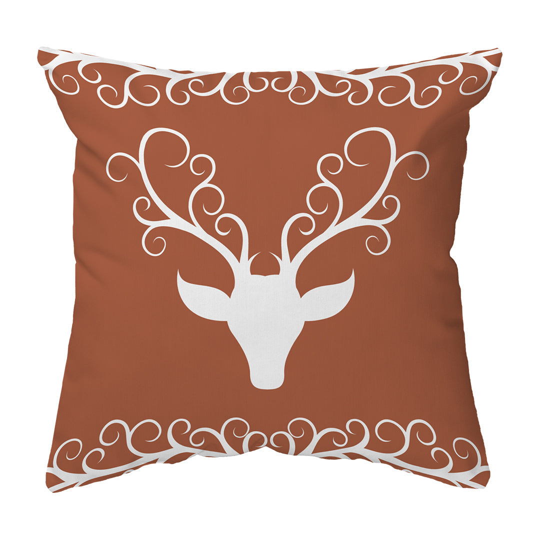Zippered Pillow Stag