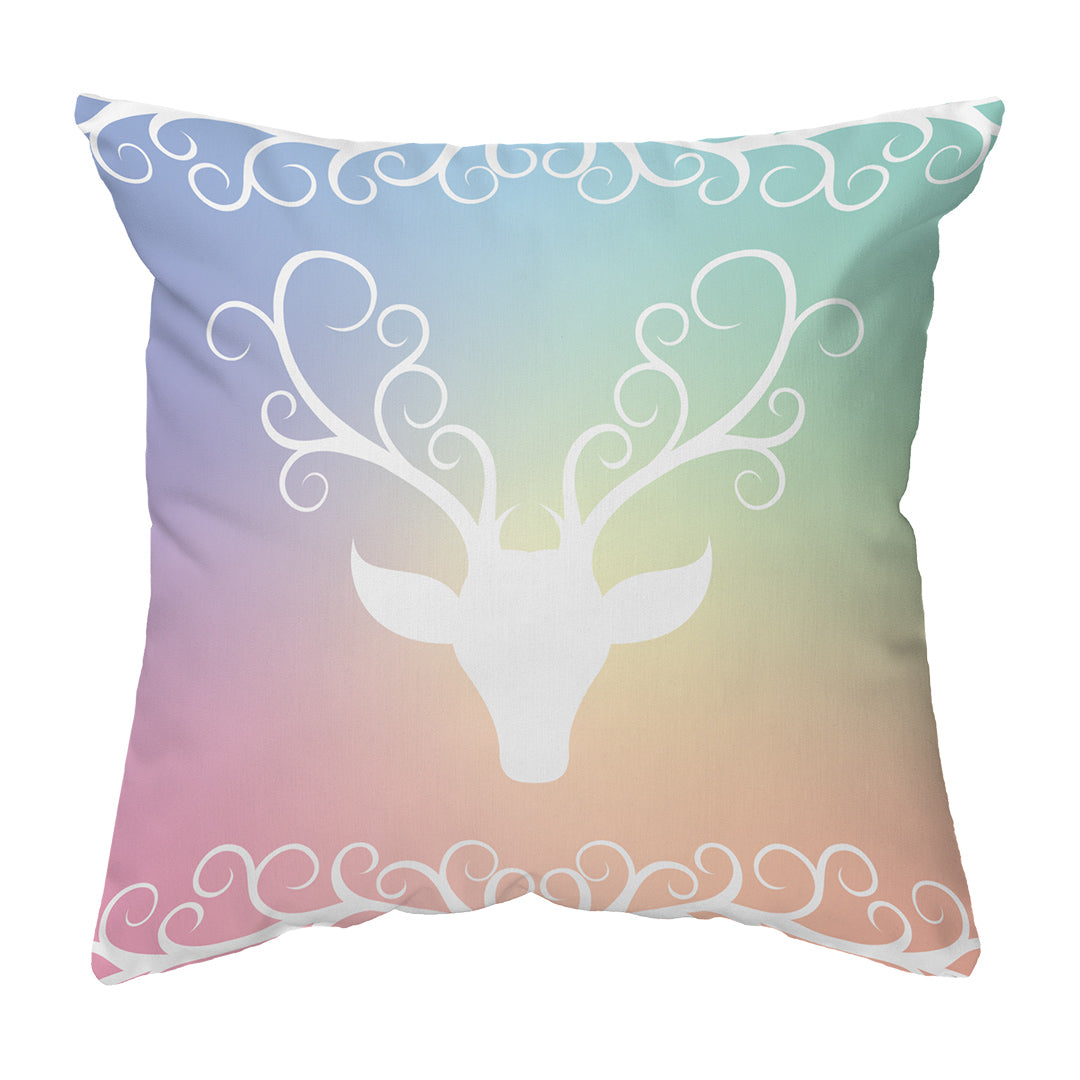 Zippered Pillow Stag