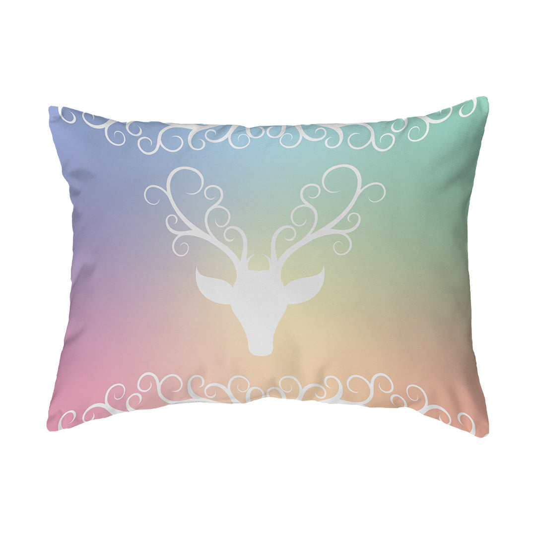 Zippered Pillow Stag