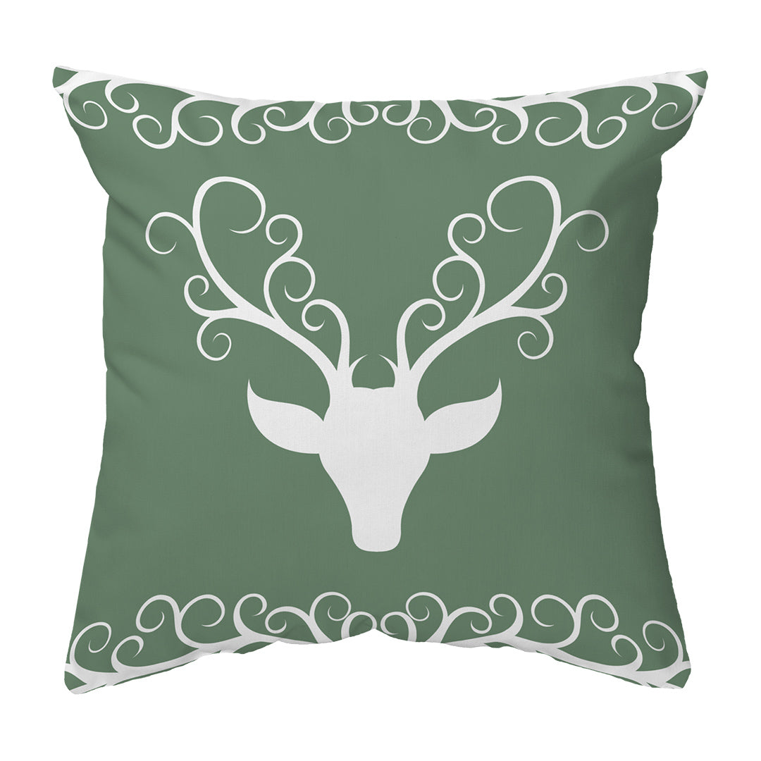 Zippered Pillow Stag