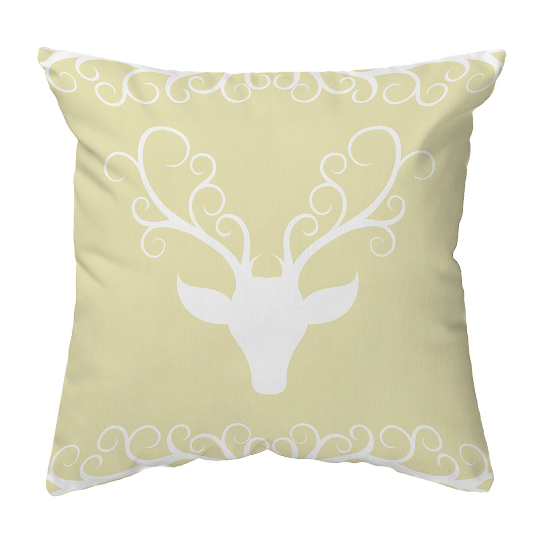 Zippered Pillow Stag