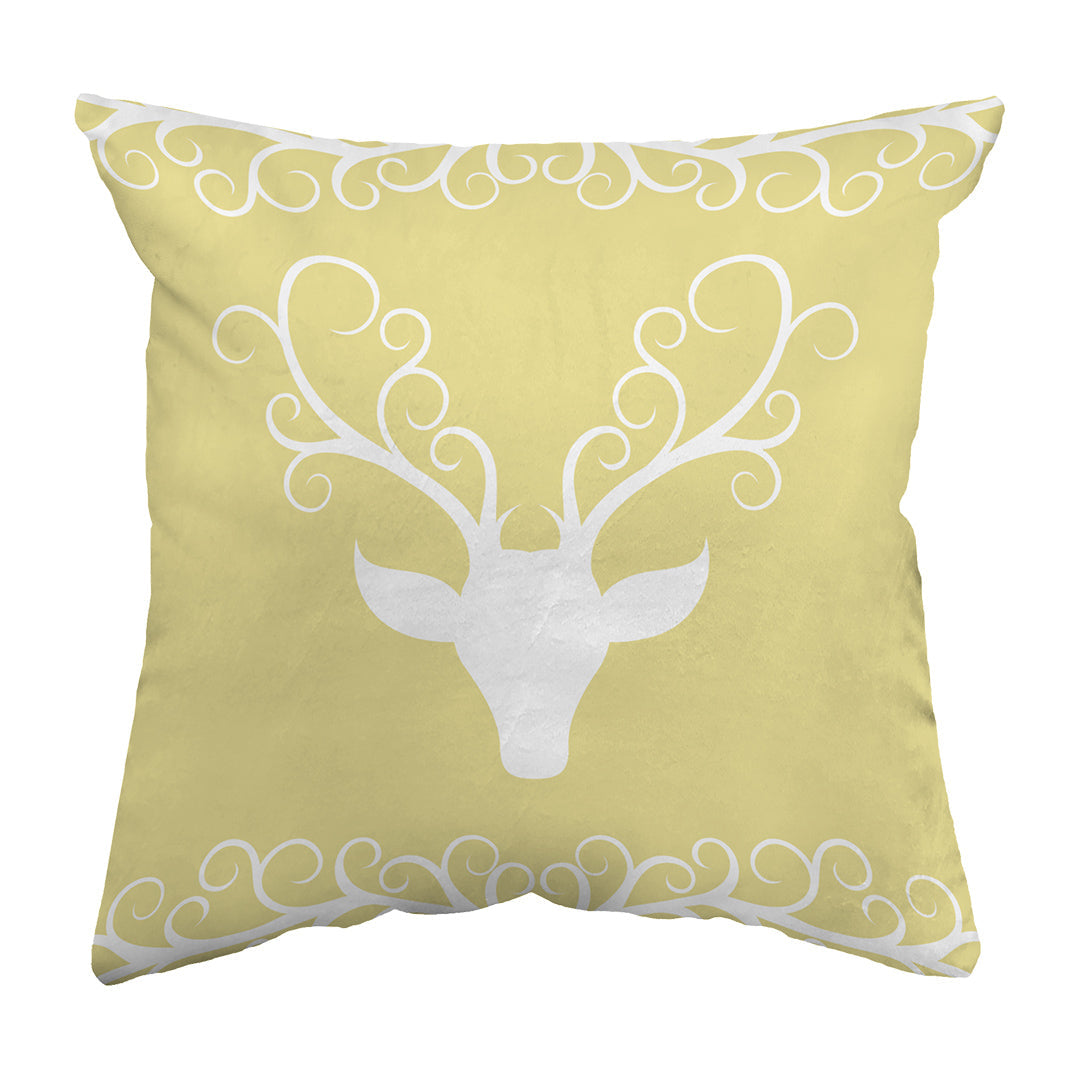 Zippered Pillow Stag