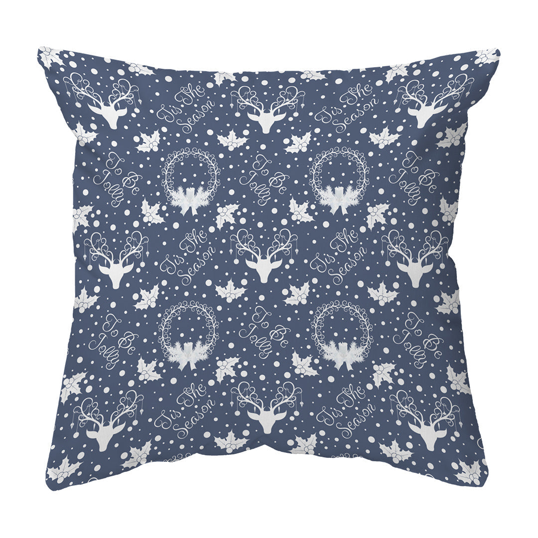 Zippered Pillow Shell Yule Pattern