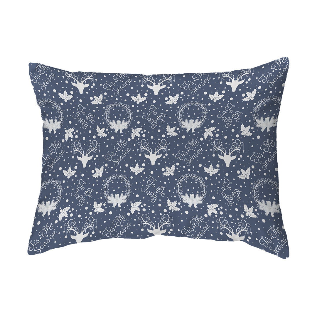 Zippered Pillow Shell Yule Pattern