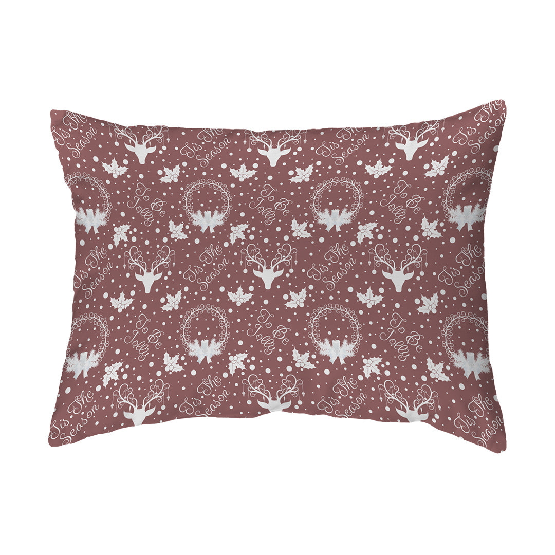 Zippered Pillow Shell Yule Pattern