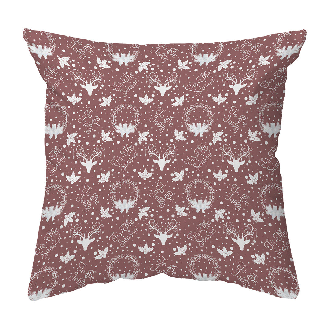 Zippered Pillow Shell Yule Pattern