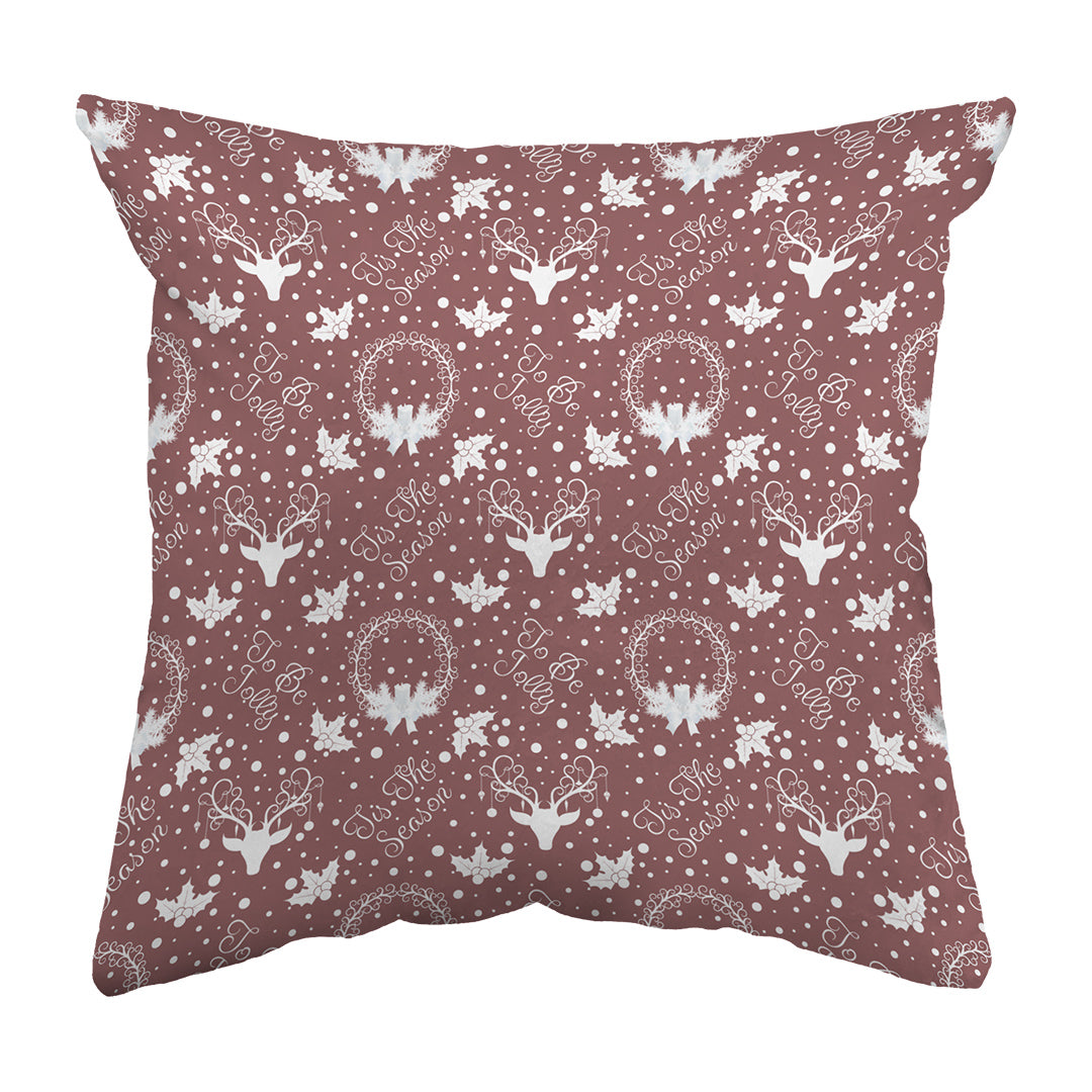 Zippered Pillow Shell Yule Pattern