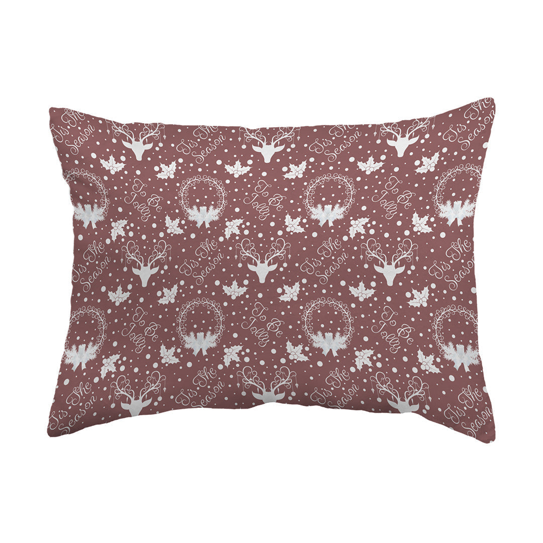 Zippered Pillow Shell Yule Pattern