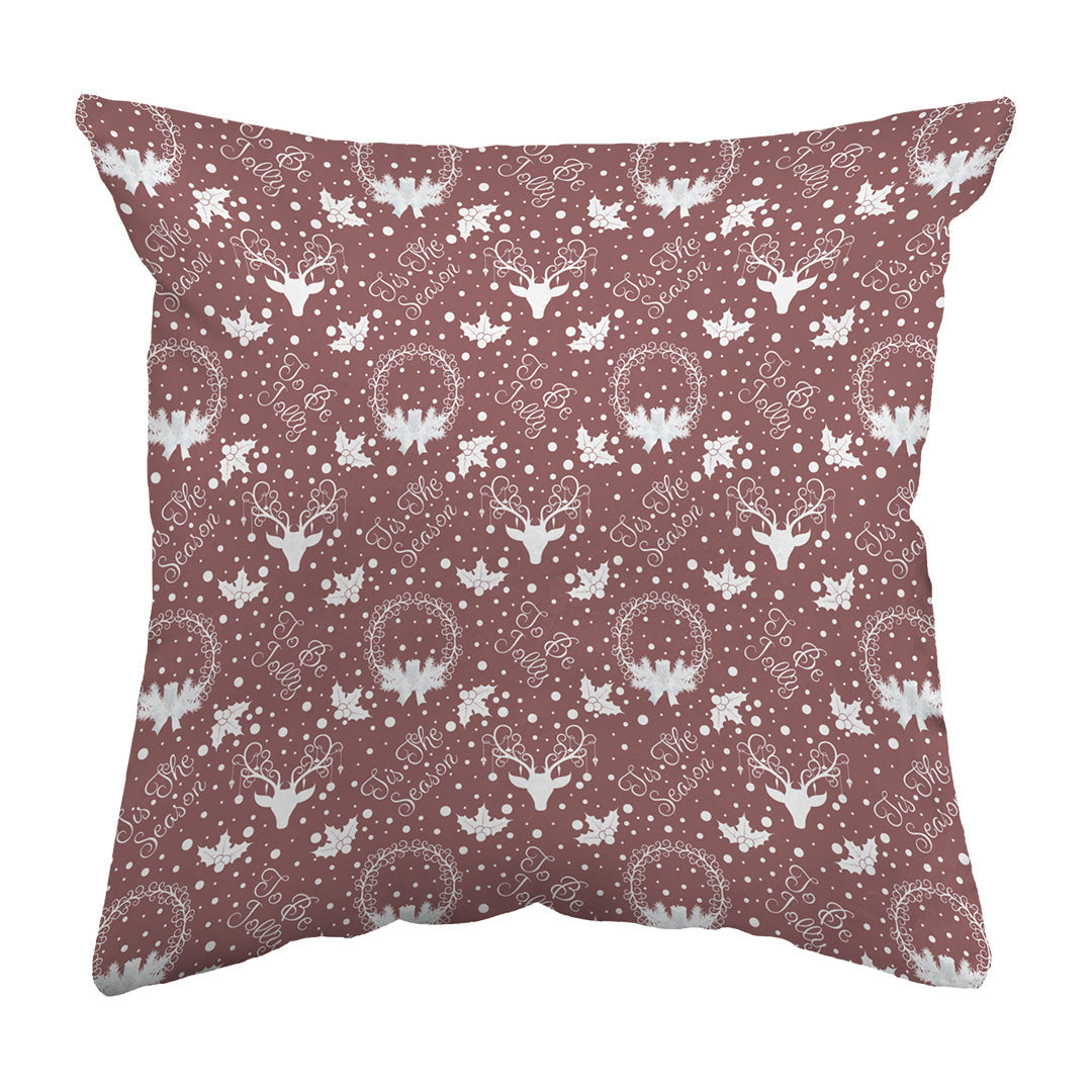 Zippered Pillow Shell Yule Pattern