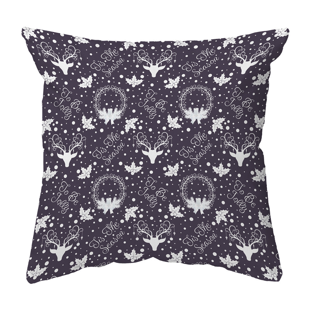 Zippered Pillow Shell Yule Pattern