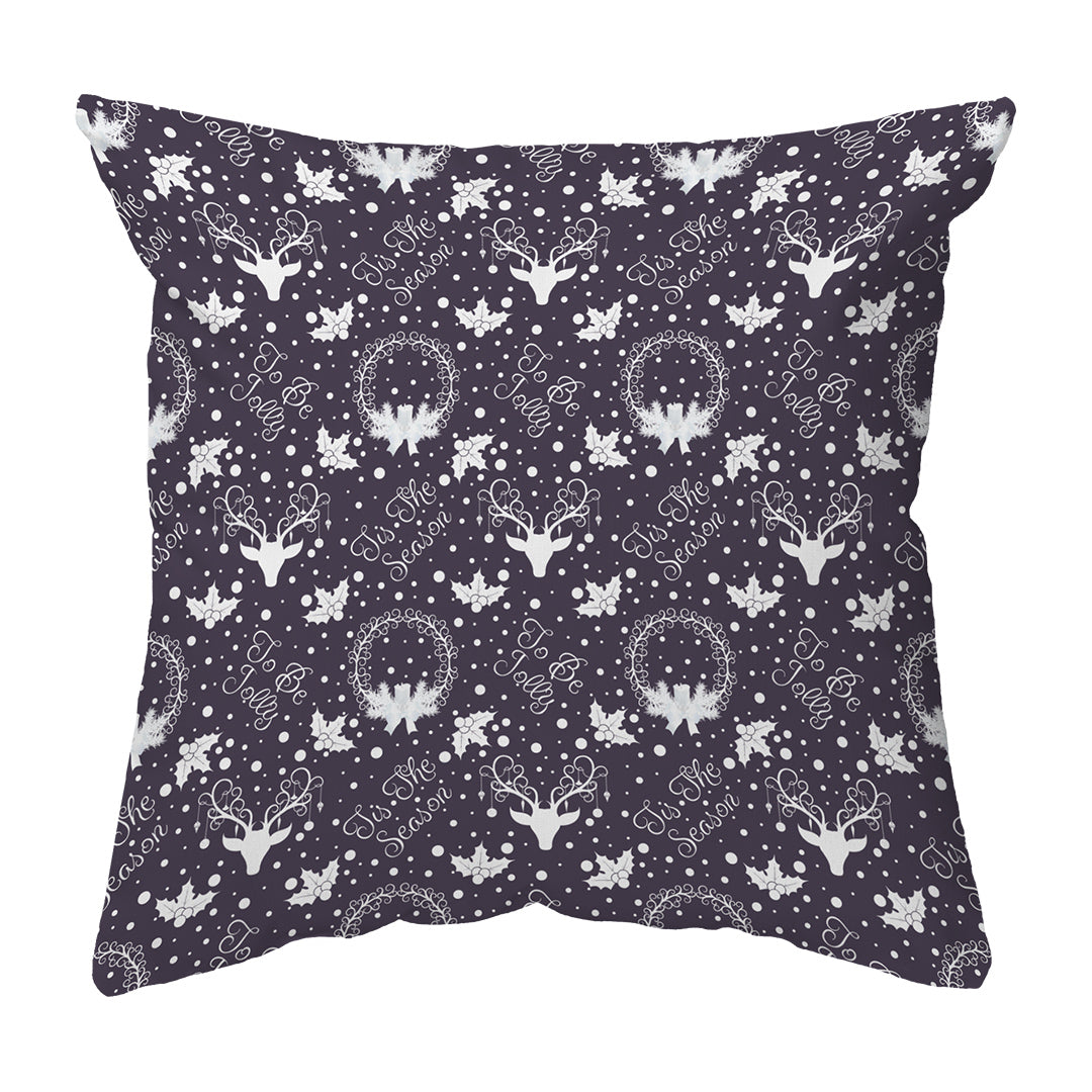 Zippered Pillow Shell Yule Pattern