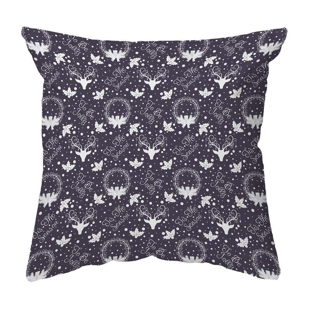 Zippered Pillow Shell Yule Pattern