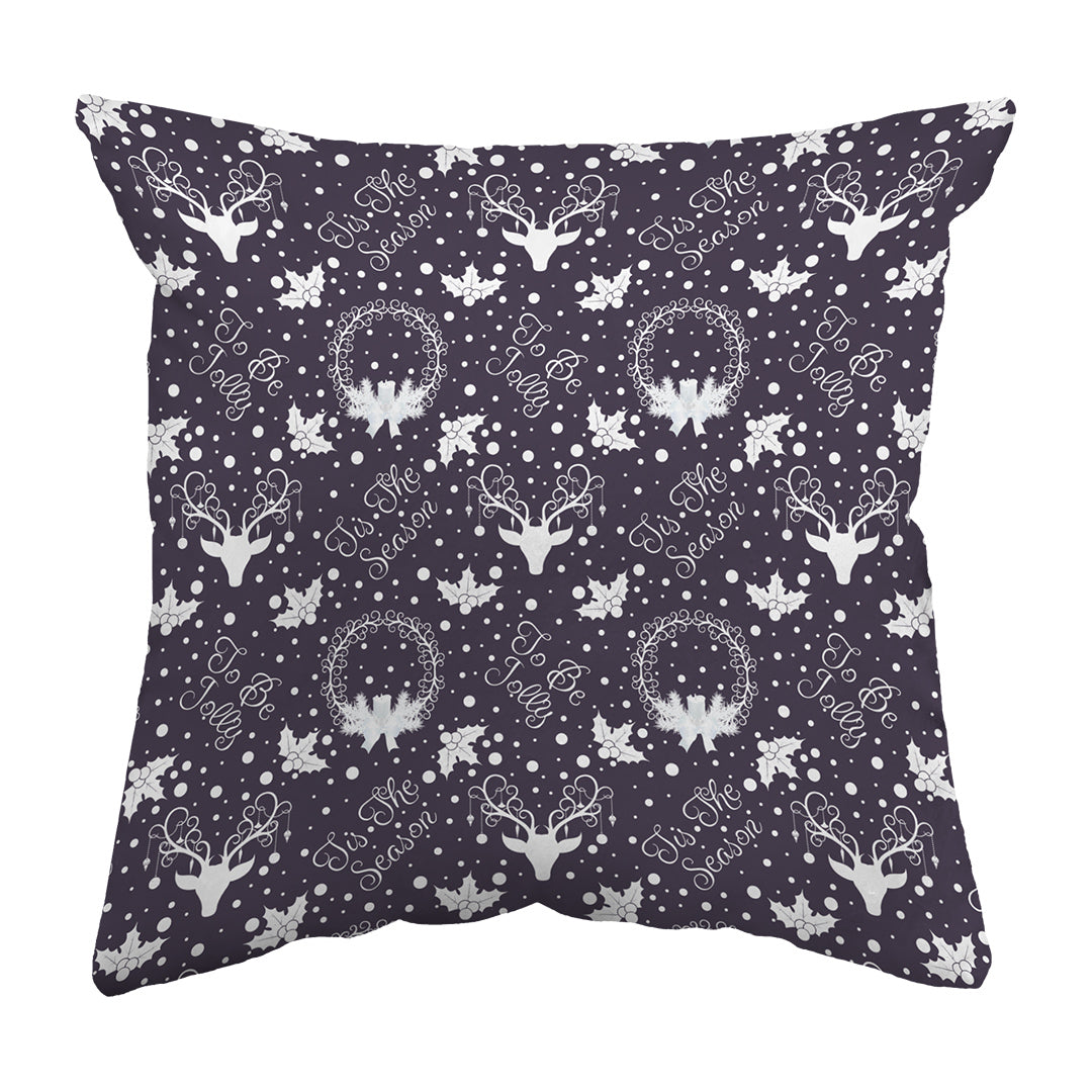 Zippered Pillow Shell Yule Pattern