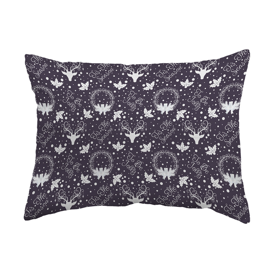 Zippered Pillow Shell Yule Pattern