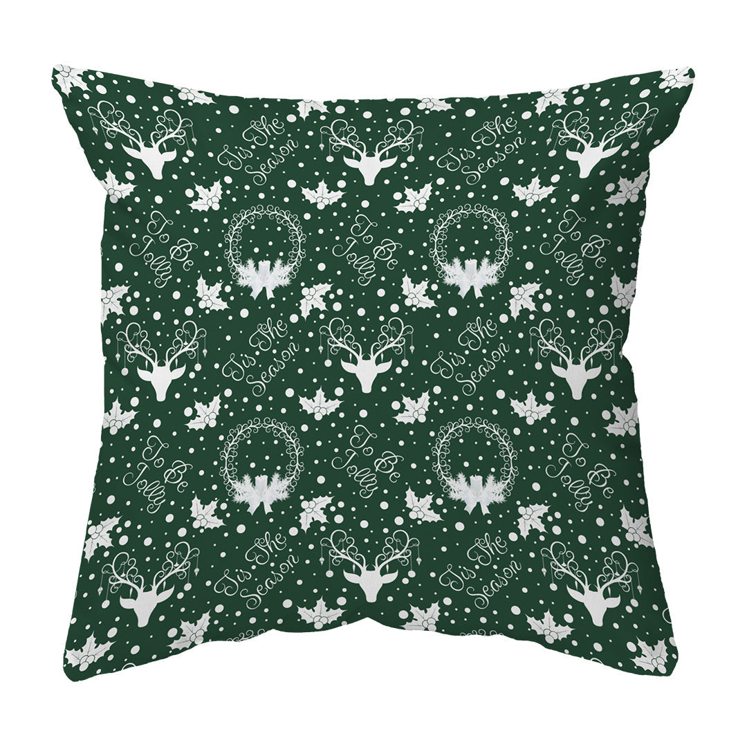 Zippered Pillow Shell Yule Pattern