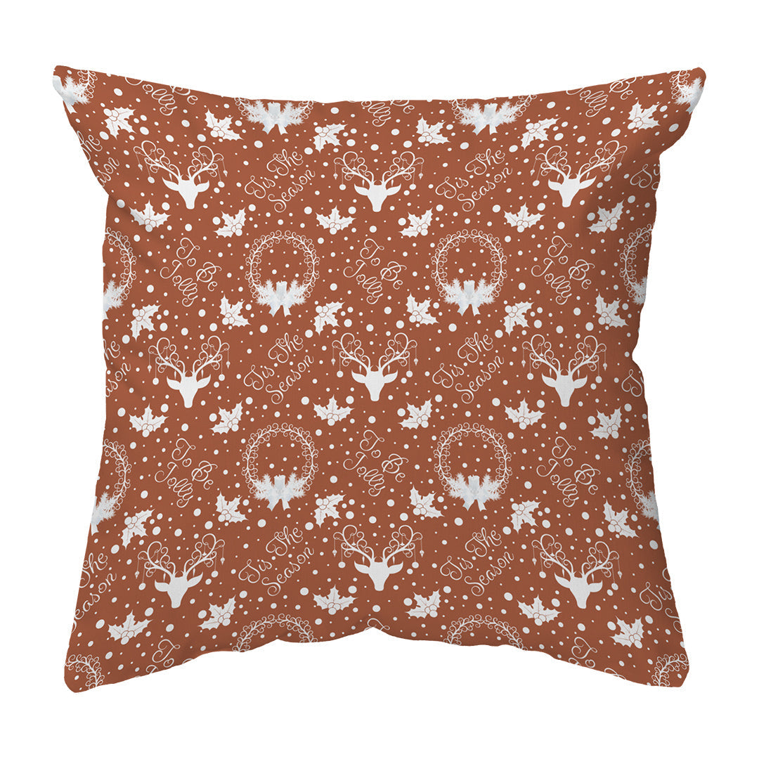 Zippered Pillow Shell Yule Pattern