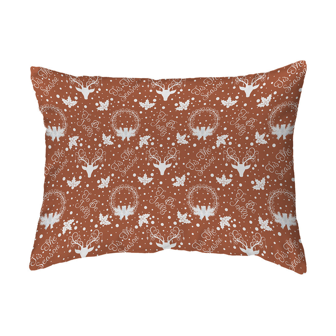 Zippered Pillow Shell Yule Pattern