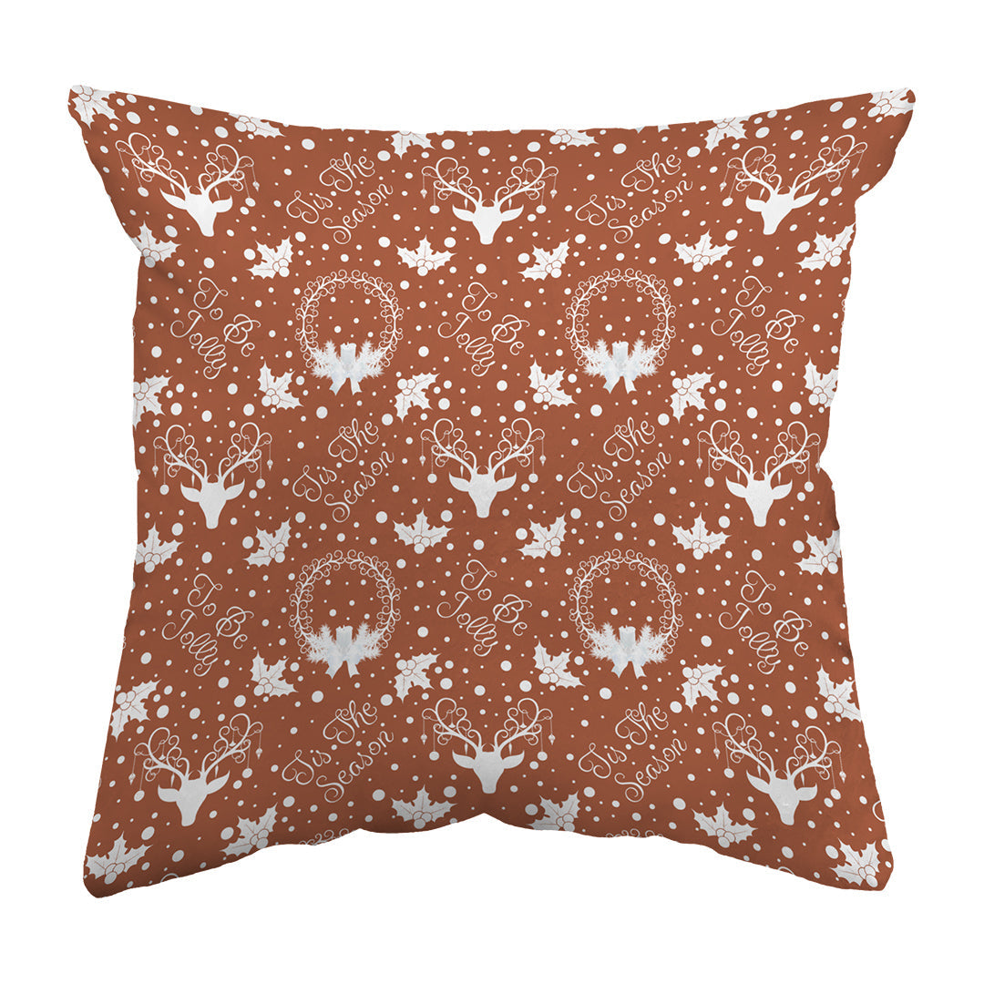 Zippered Pillow Shell Yule Pattern