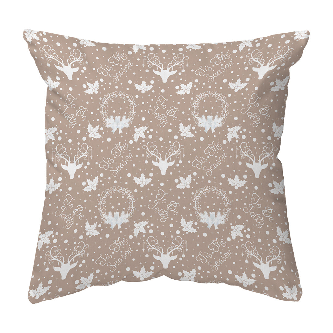 Zippered Pillow Shell Yule Pattern