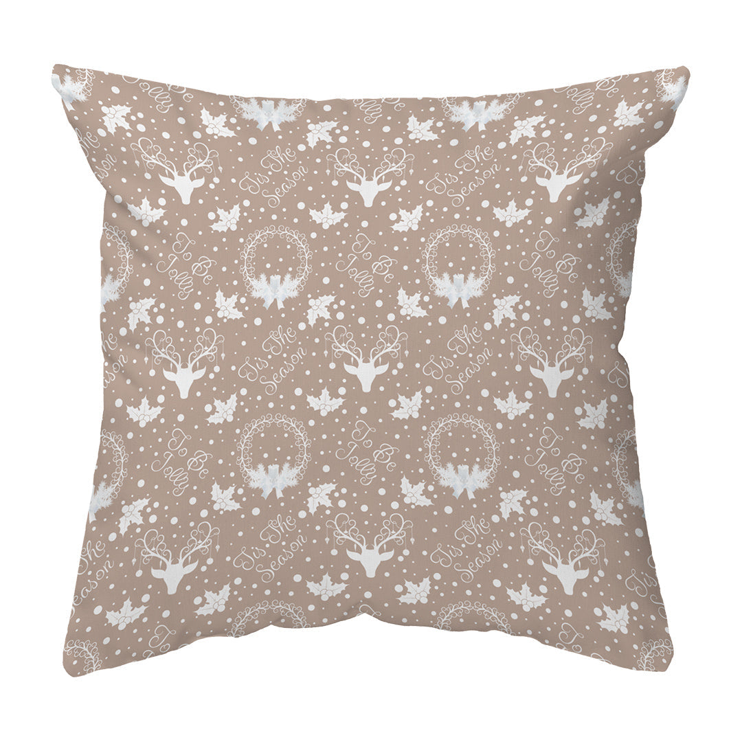 Zippered Pillow Shell Yule Pattern