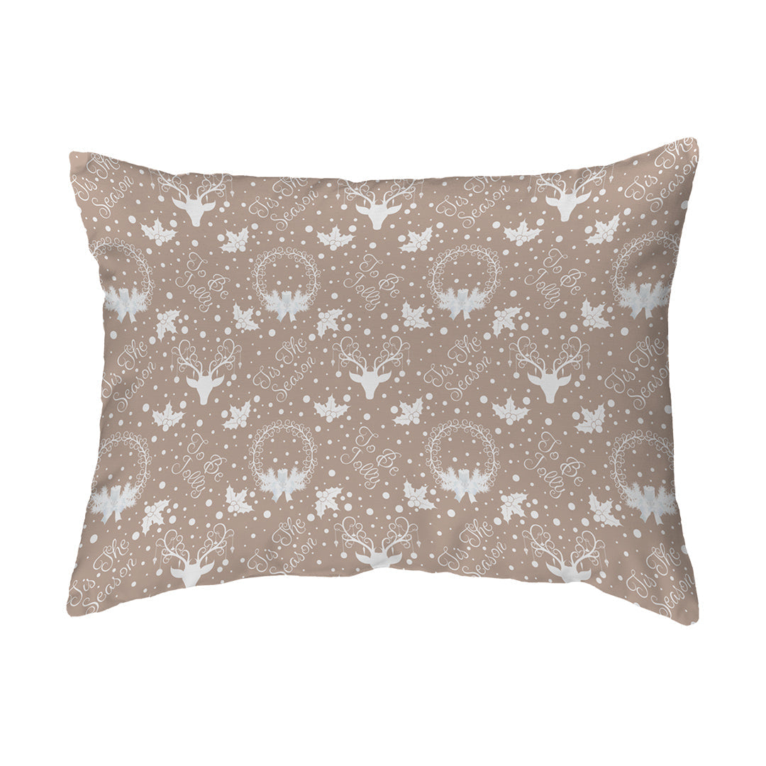 Zippered Pillow Shell Yule Pattern