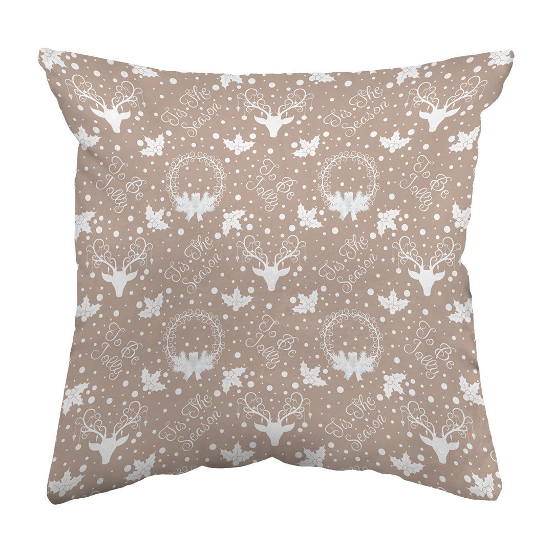 Zippered Pillow Shell Yule Pattern