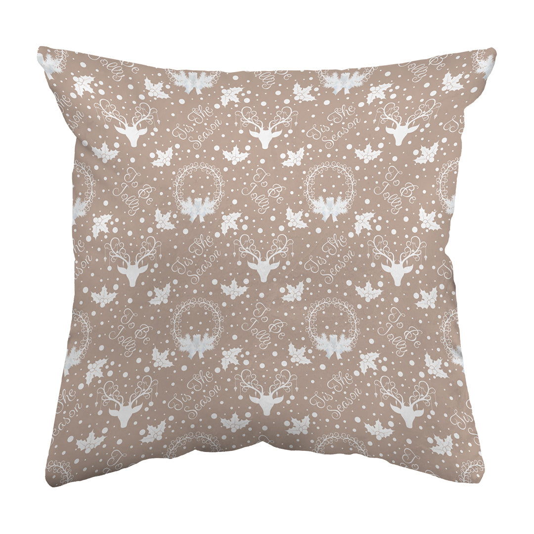 Zippered Pillow Shell Yule Pattern