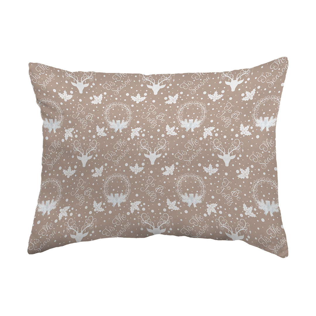 Zippered Pillow Shell Yule Pattern