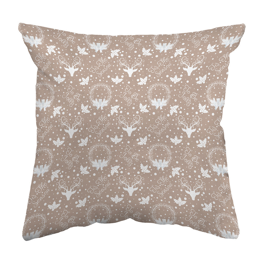 Zippered Pillow Shell Yule Pattern