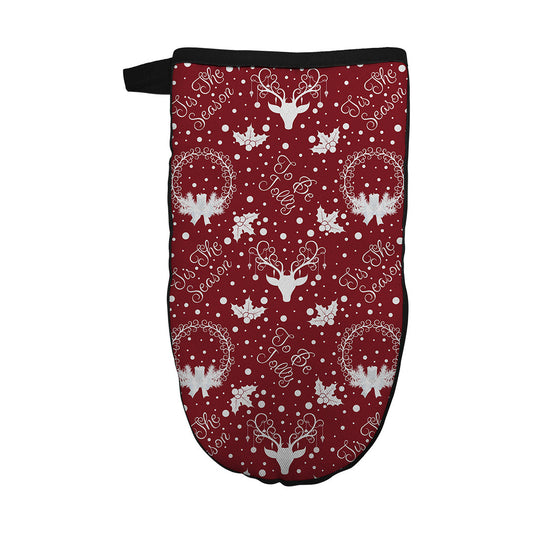 Oven Mitt Yule Pattern