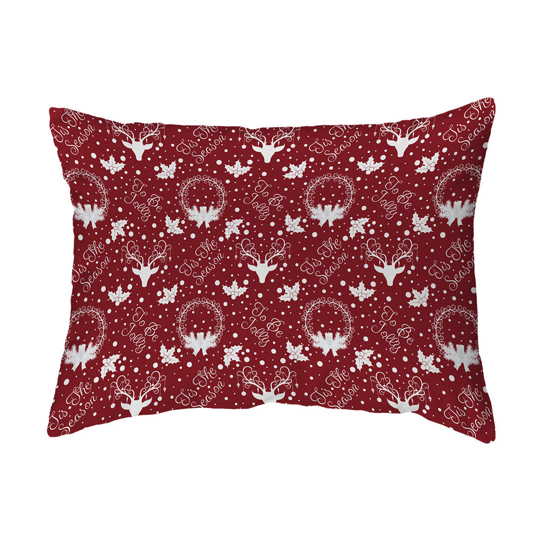 Zippered Pillow Shell Yule Pattern