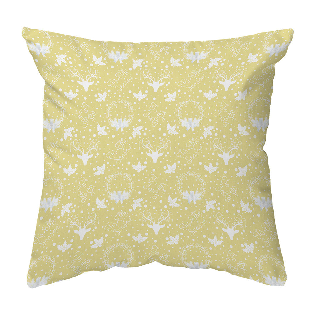 Zippered Pillow Shell Yule Pattern