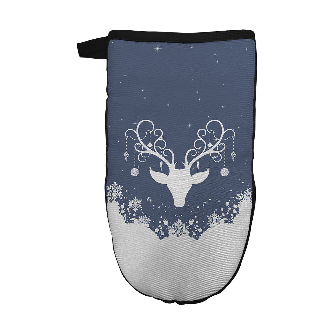 Oven Mitt Yule Stag