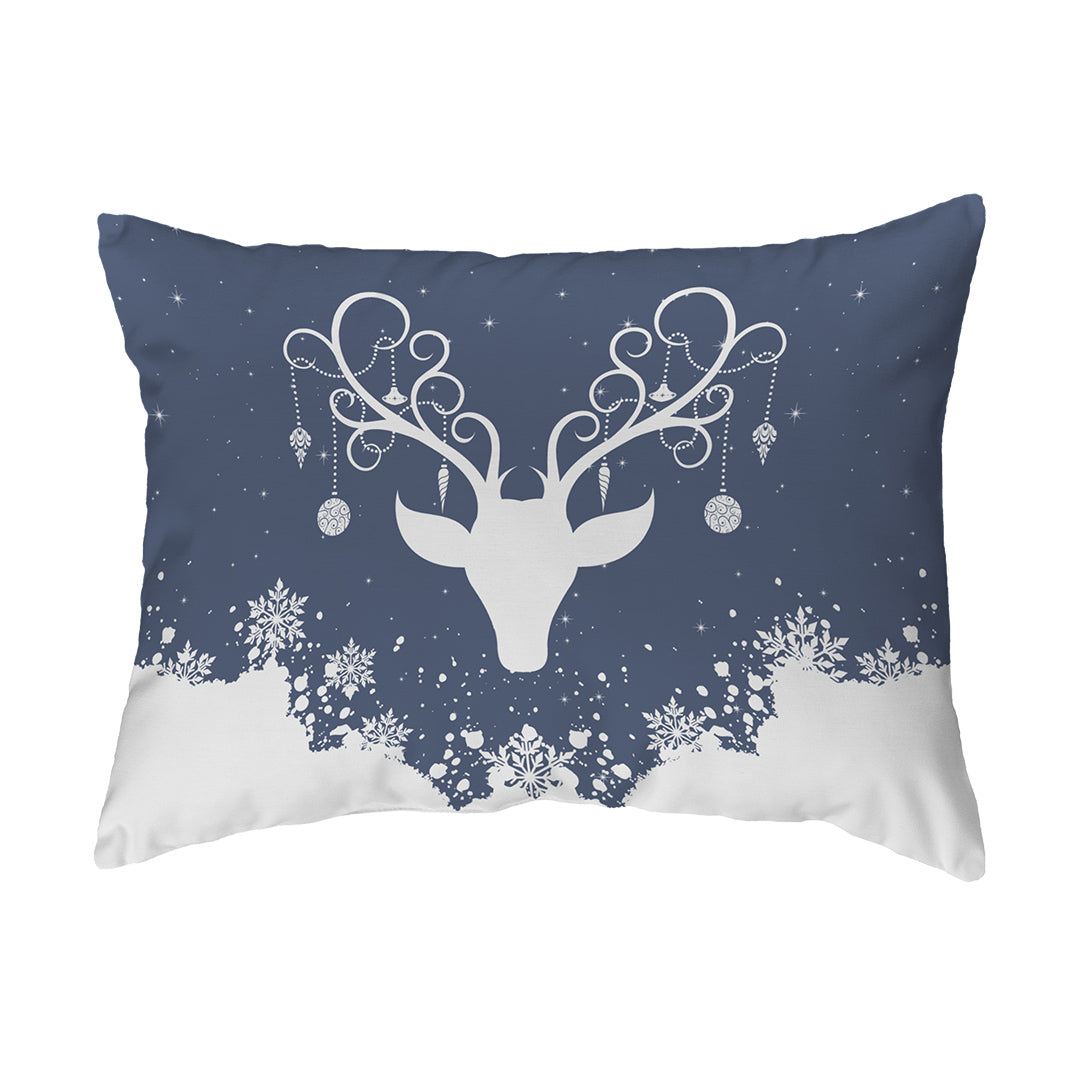 Zippered Pillow Yule Stag