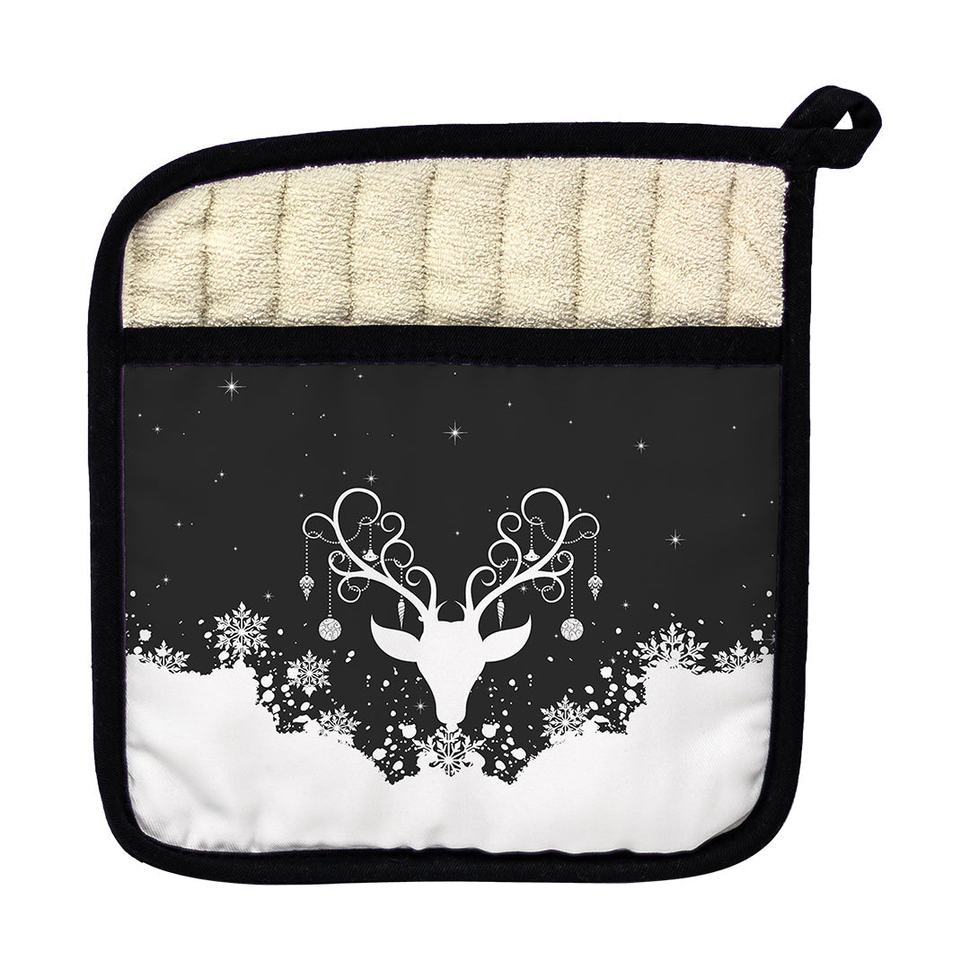 Pot Holder Yule Stag