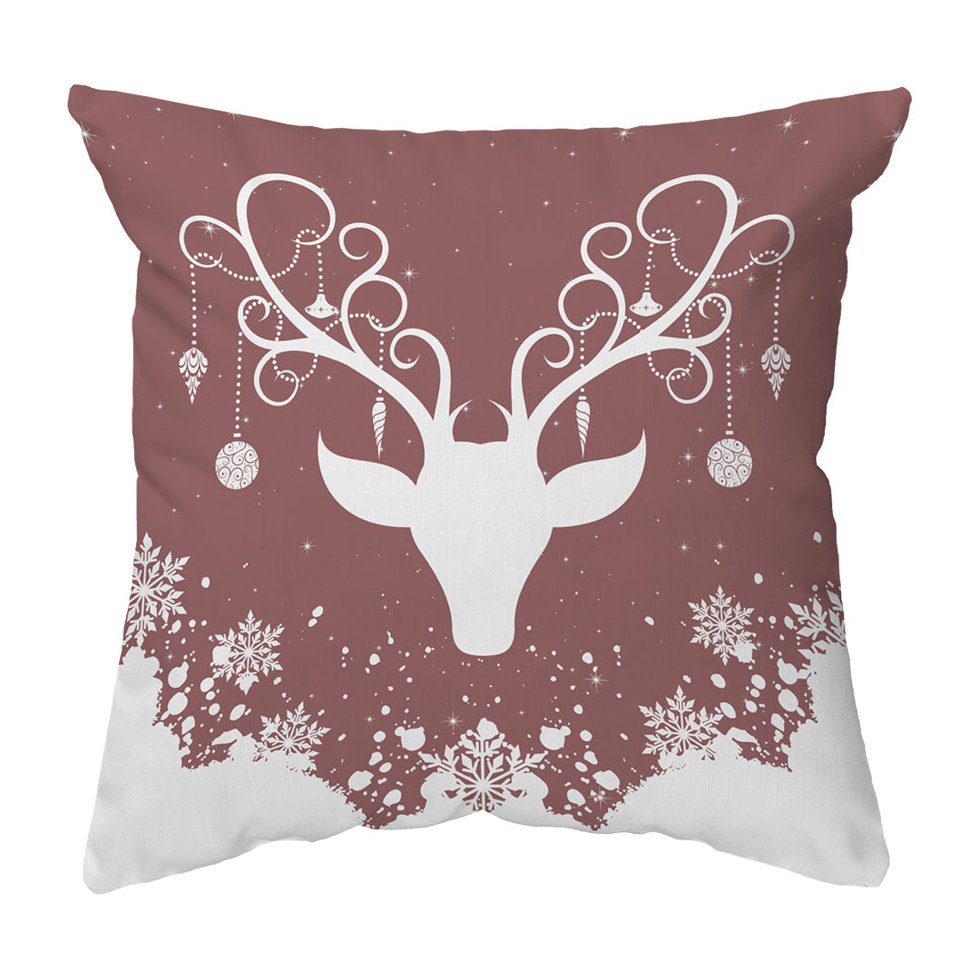 Zippered Pillow Yule Stag