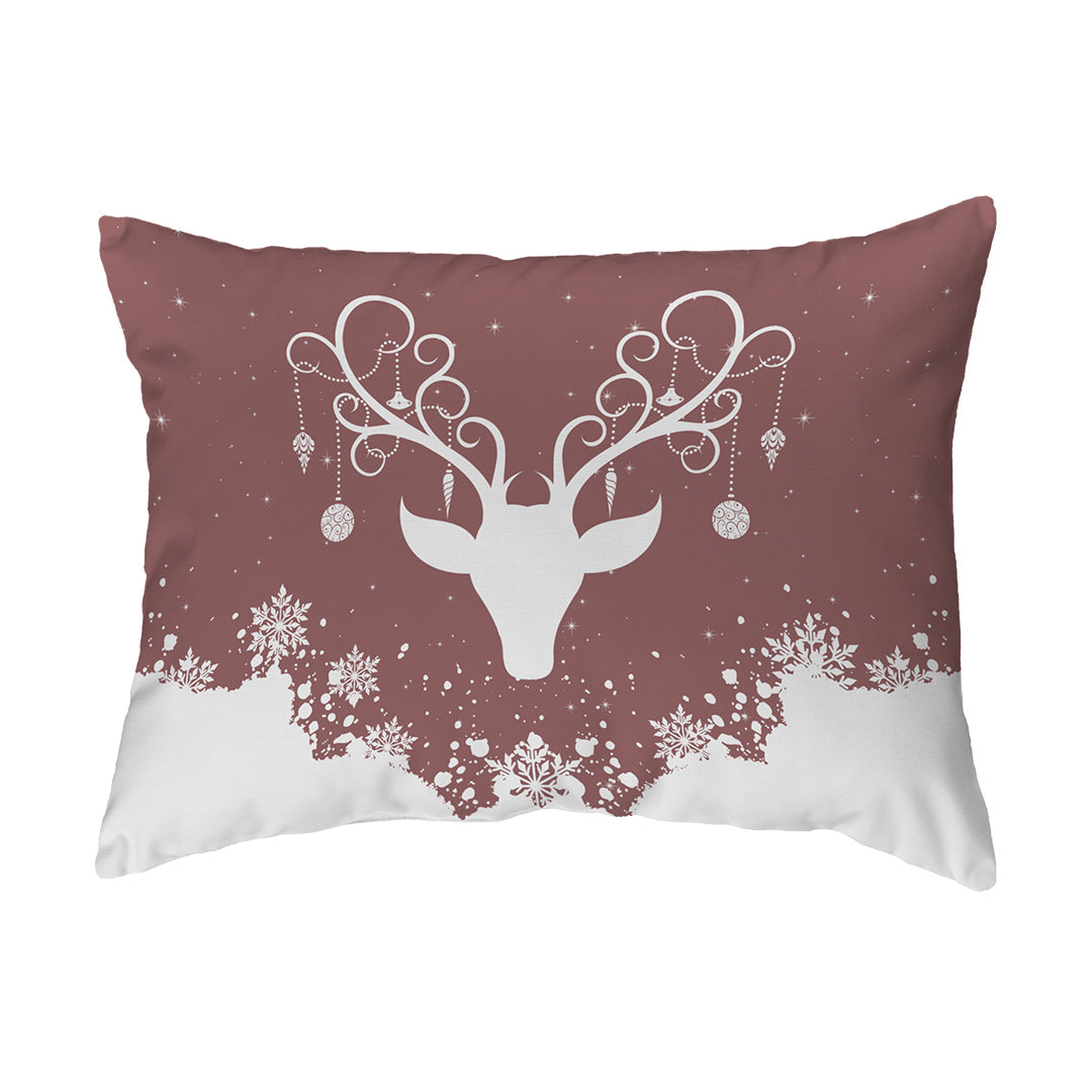 Throw Pillow Yule Stag