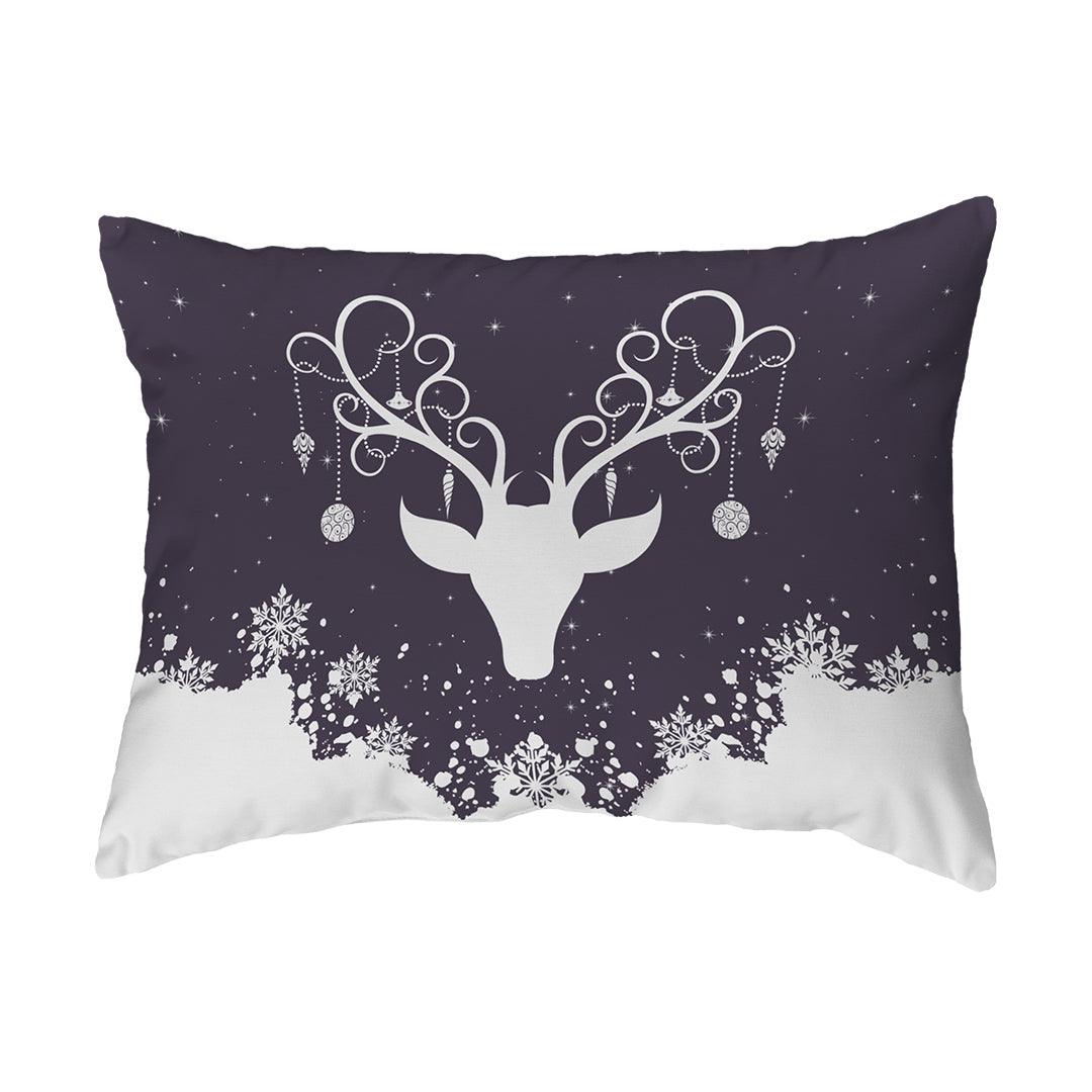 Throw Pillow Yule Stag