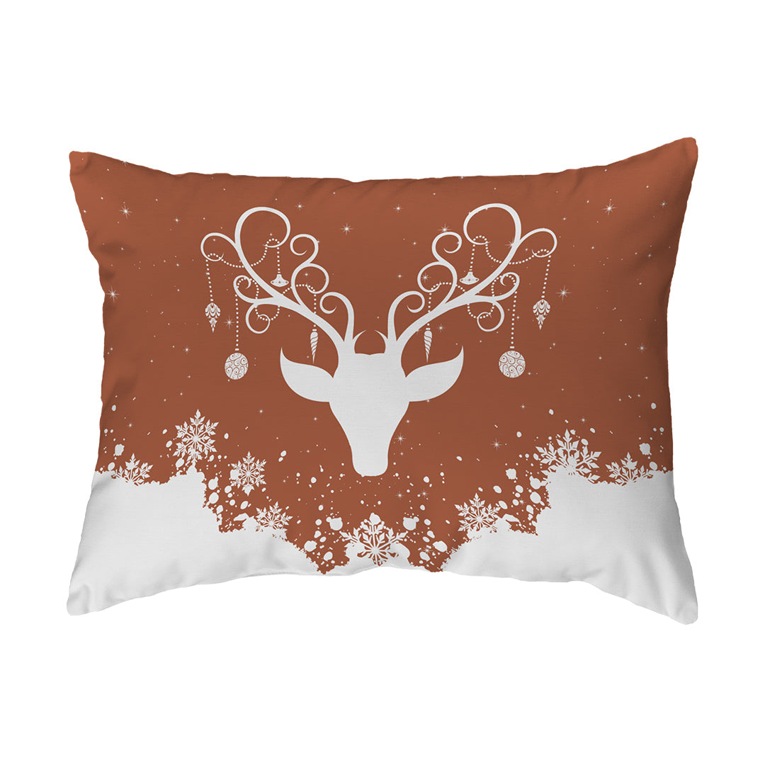 Zippered Pillow Shell Yule Stag