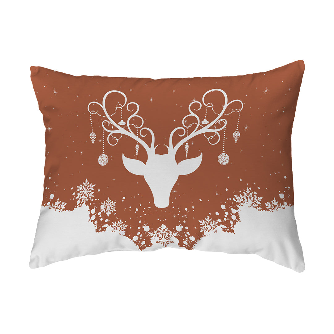 Zippered Pillow Yule Stag