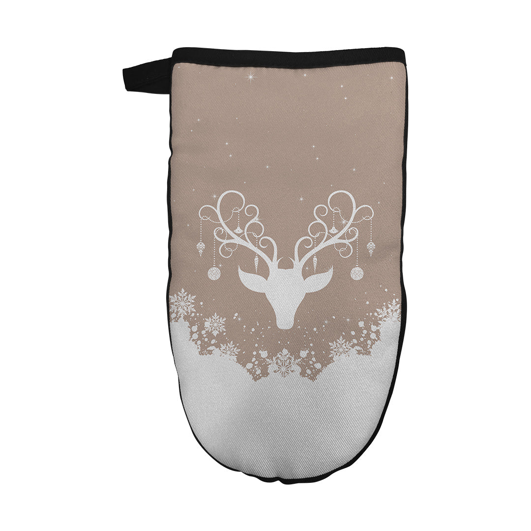 Oven Mitt Yule Stag