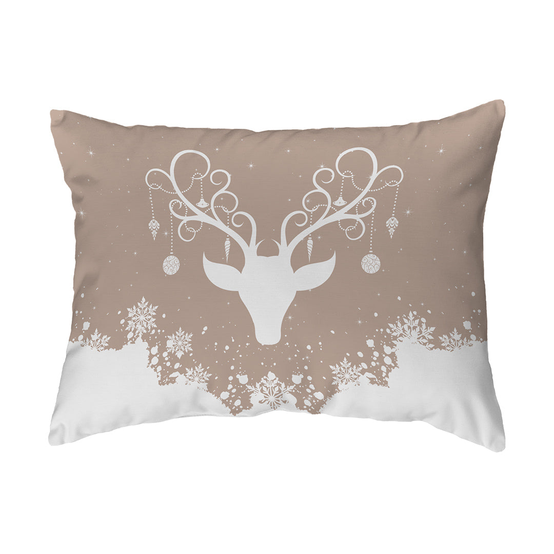 Throw Pillow Yule Stag