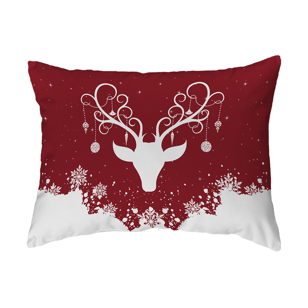 Zippered Pillow Yule Stag