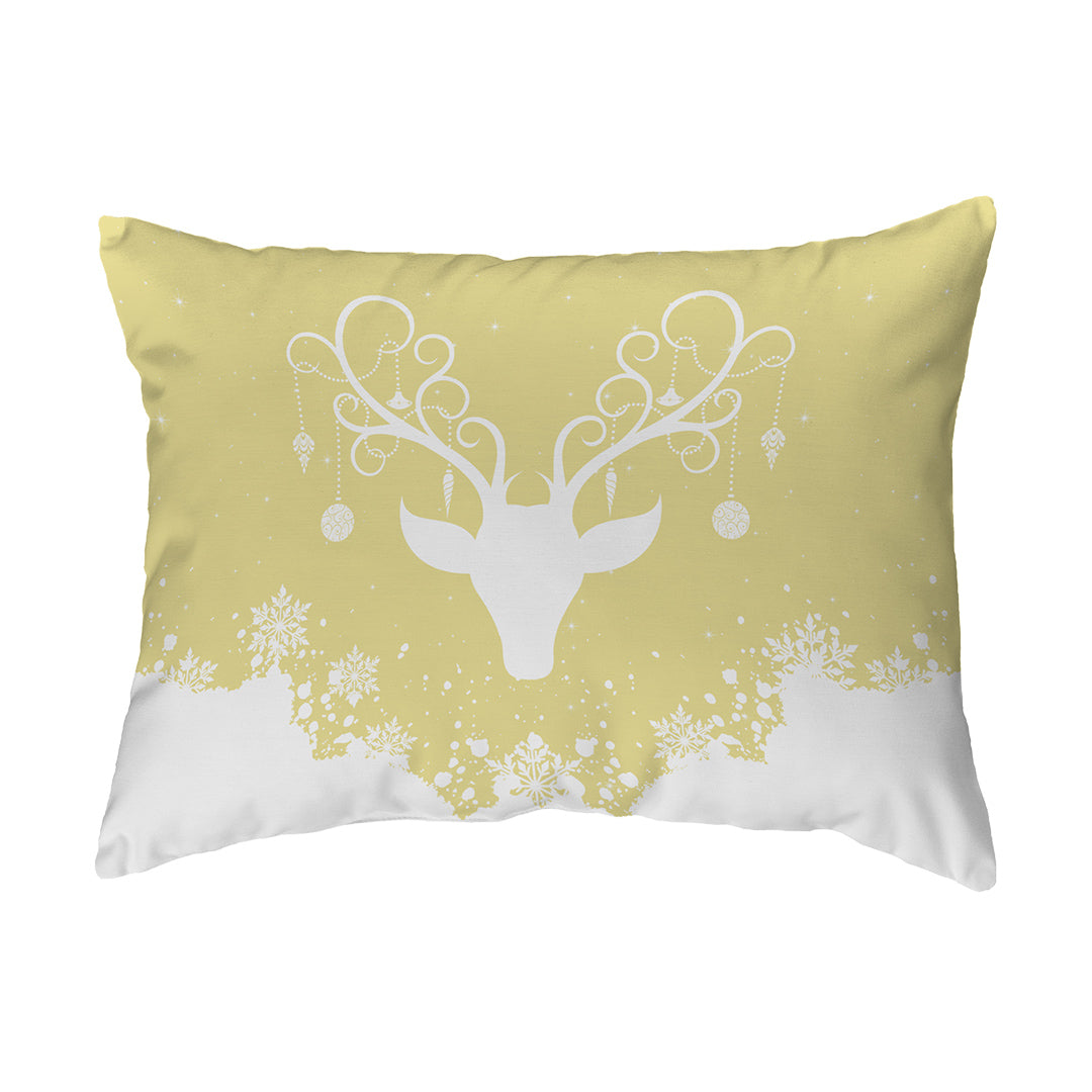 Throw Pillow Yule Stag