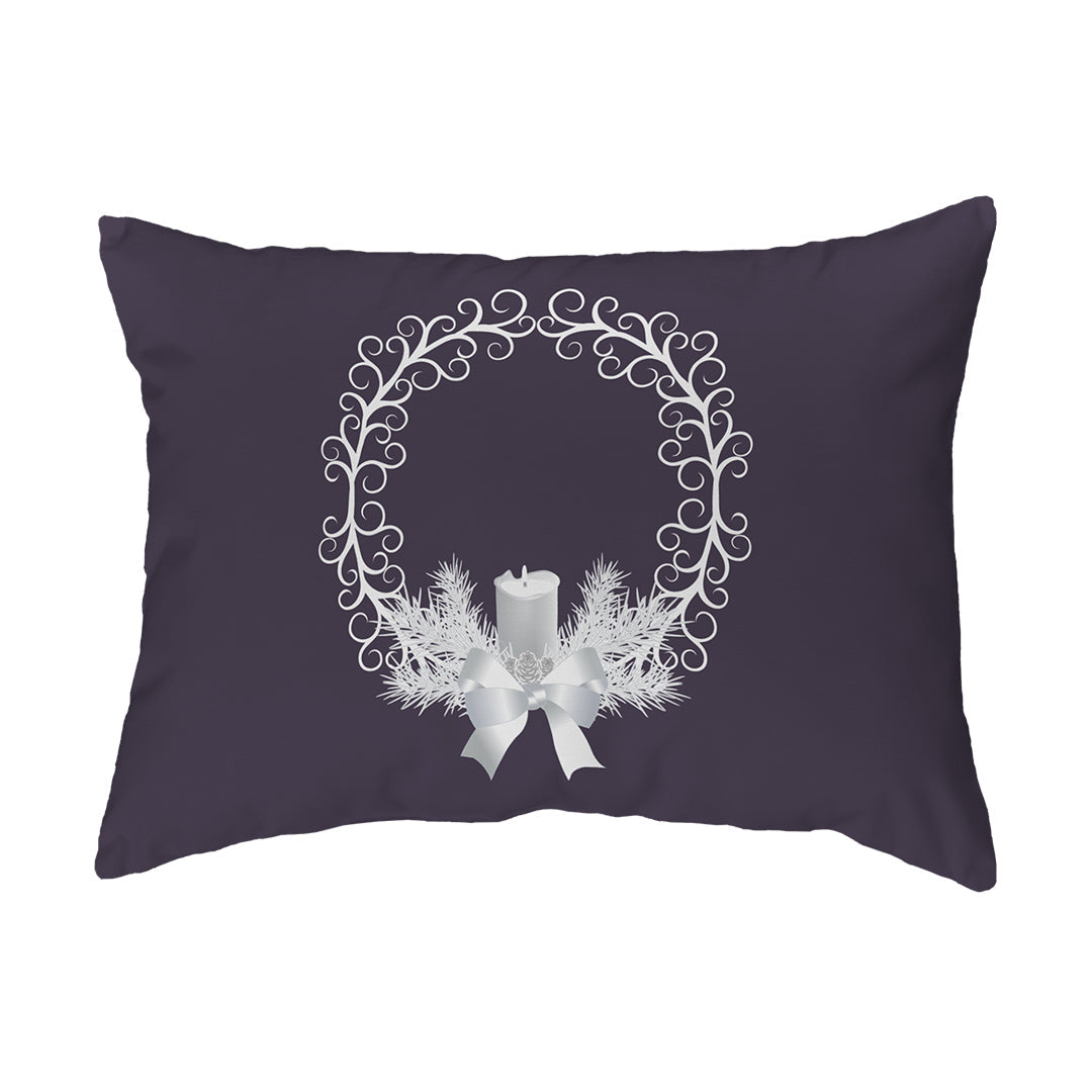 Zippered Pillow Shell Yule Wreath