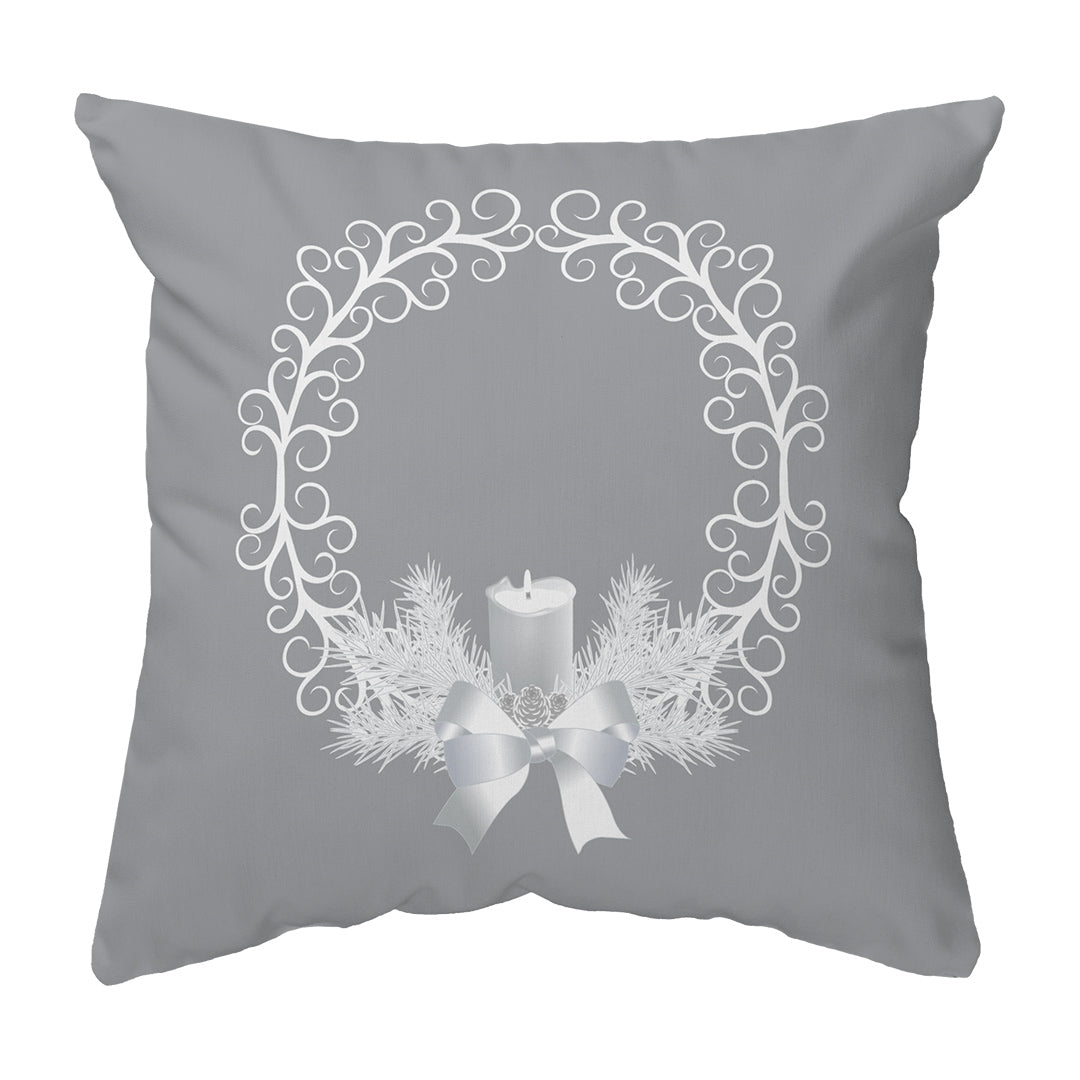 Zippered Pillow Shell Yule Wreath