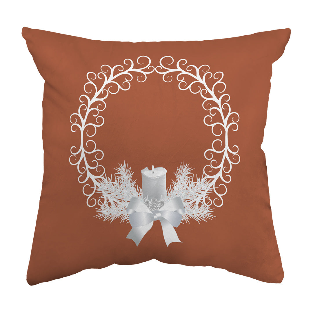 Zippered Pillow Shell Yule Wreath