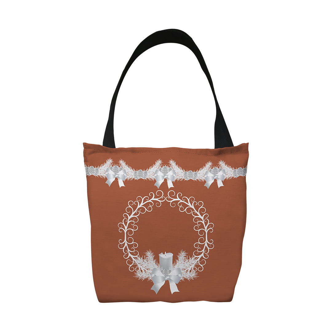 Tote Bags Yule Wreath