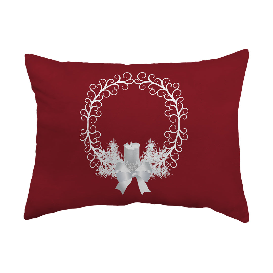 Zippered Pillow Shell Yule Wreath